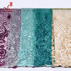 Colorful Beaded Embroidered Lace Fabric For Indian Sarees OEM ODM