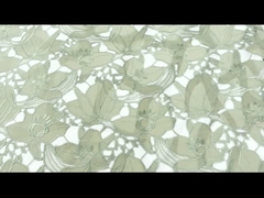 Guipure In orde makend van de Katoenen van het de Versieringsborduurwerk Kantstof van de Bloemontwerpen 3D de Versieringskant