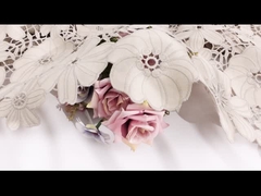 Van de de Versieringspolyester van het guipurekant van de de Melkvezel de Versiering van het het Borduurwerkkant