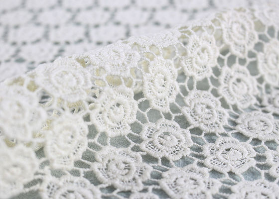 Cotton Dying Lace Fabric Guipure French Venice Lace Wedding Dress Fabric