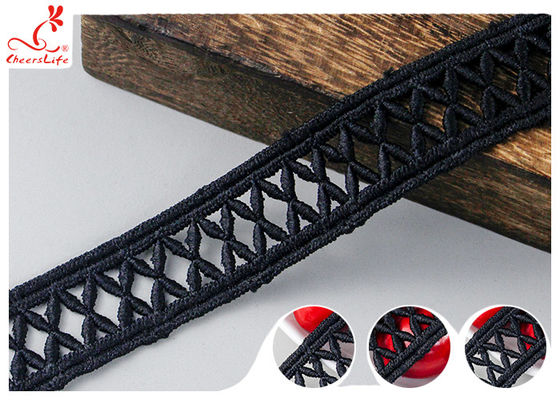 2.4CM Hollow Embroidery Guipure Lace Trim