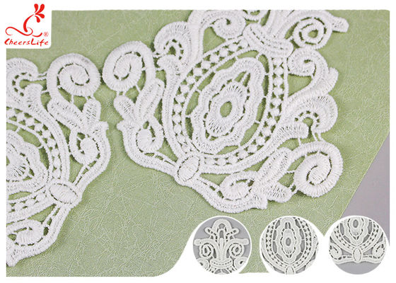 Heavy Retro Guipure Neckline Applique Trim Size 9 * 10.5 Cm