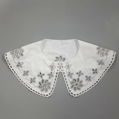 Ronde kant kraag Applique met polyesterstof